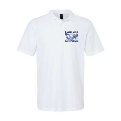 Funny Scuba Diving I Work Well Under Pressure Polo