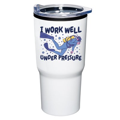 Funny Scuba Diving I Work Well Under Pressure Tumbler