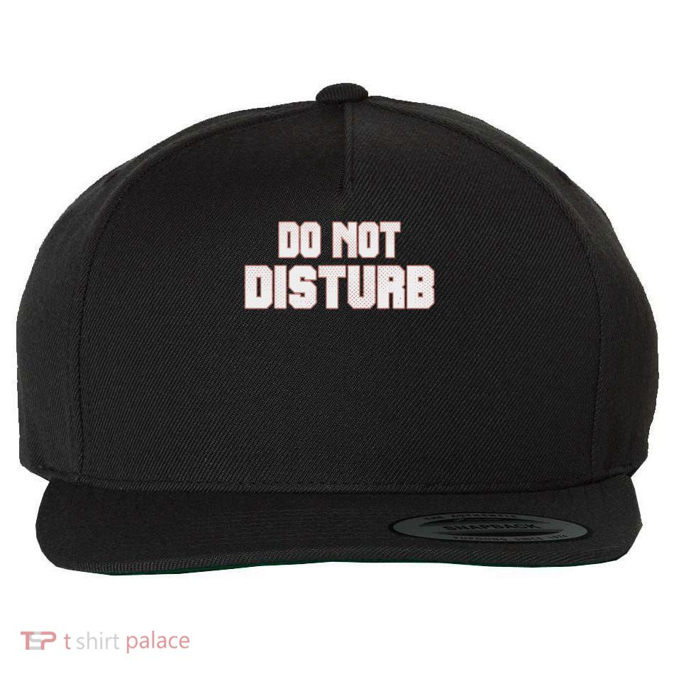 Funny Sayings; Do Not Disturb Wool Snapback Cap