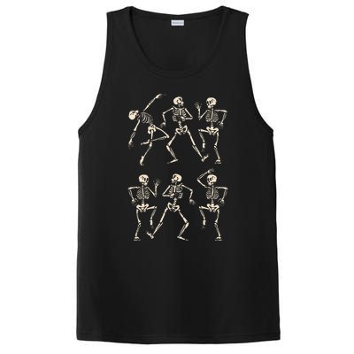 Funny Skeletons Dance Halloween PosiCharge Competitor Tank