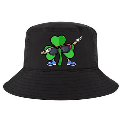 Funny Shamrock Dabbing Happy St Patrick Day Irish Gift Cool Comfort Performance Bucket Hat