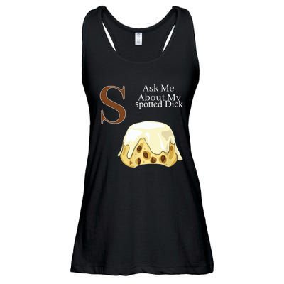 Funny Spotted Dick Pastry Chef British Dessert Gift Ladies Essential Flowy Tank