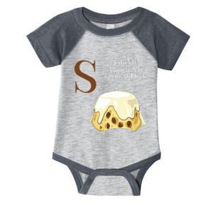 Funny Spotted Dick Pastry Chef British Dessert Gift Infant Baby Jersey Bodysuit