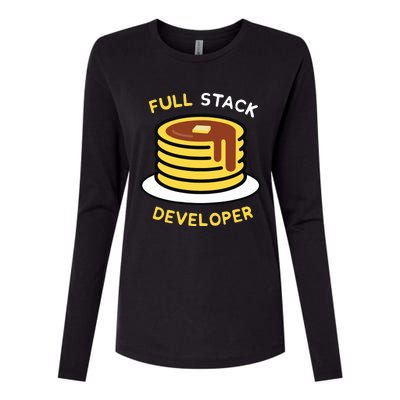 Full Stack Developer Programmer Funny Womens Cotton Relaxed Long Sleeve T-Shirt