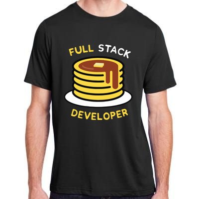 Full Stack Developer Programmer Funny Adult ChromaSoft Performance T-Shirt