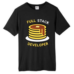 Full Stack Developer Programmer Funny Tall Fusion ChromaSoft Performance T-Shirt