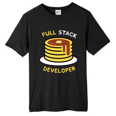 Full Stack Developer Programmer Funny Tall Fusion ChromaSoft Performance T-Shirt