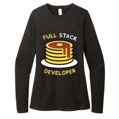 Full Stack Developer Programmer Funny Womens CVC Long Sleeve Shirt