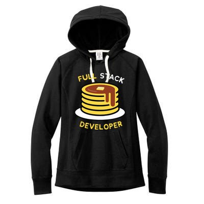 Full Stack Developer Programmer Funny Women's Fleece Hoodie