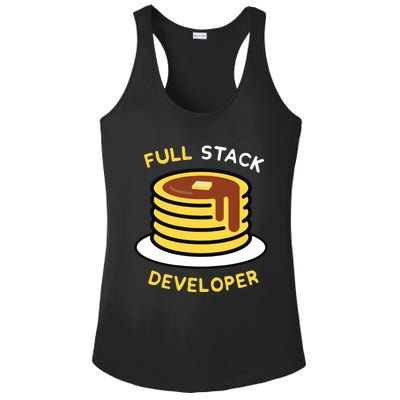 Full Stack Developer Programmer Funny Ladies PosiCharge Competitor Racerback Tank