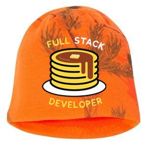 Full Stack Developer Programmer Funny Kati - Camo Knit Beanie