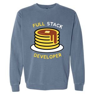 Full Stack Developer Programmer Funny Garment-Dyed Sweatshirt