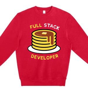 Full Stack Developer Programmer Funny Premium Crewneck Sweatshirt