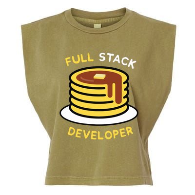 Full Stack Developer Programmer Funny Garment-Dyed Women's Muscle Tee