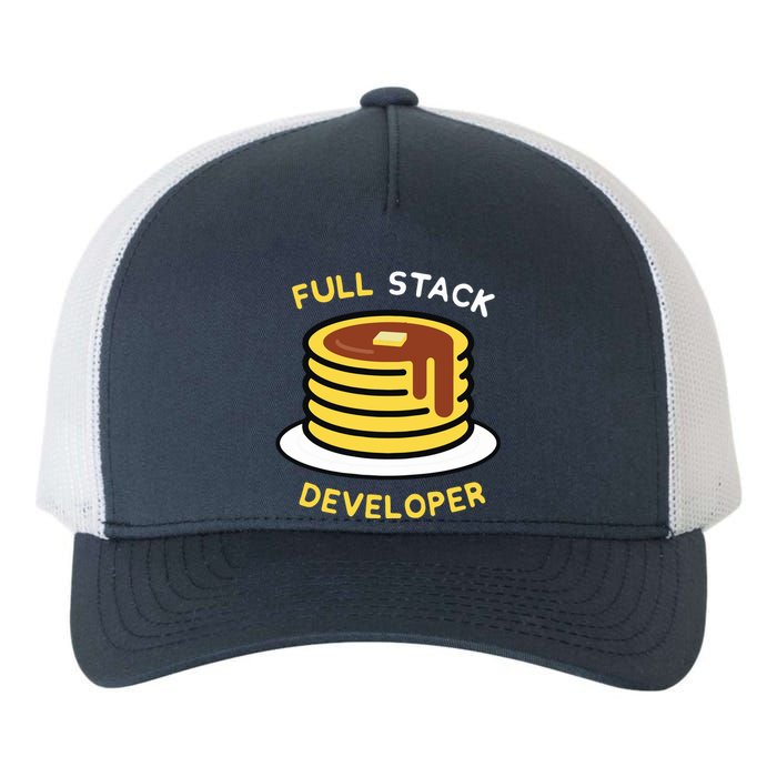 Full Stack Developer Programmer Funny Yupoong Adult 5-Panel Trucker Hat