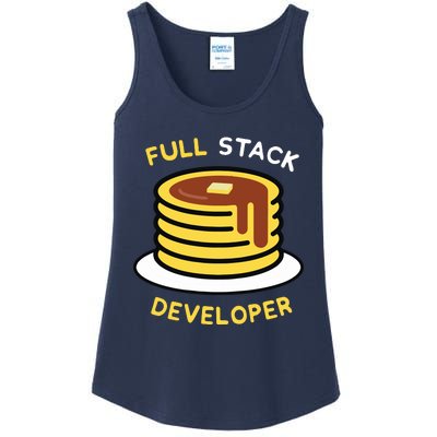 Full Stack Developer Programmer Funny Ladies Essential Tank