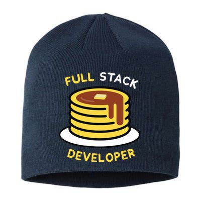 Full Stack Developer Programmer Funny Sustainable Beanie