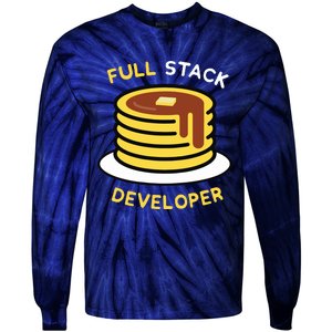 Full Stack Developer Programmer Funny Tie-Dye Long Sleeve Shirt