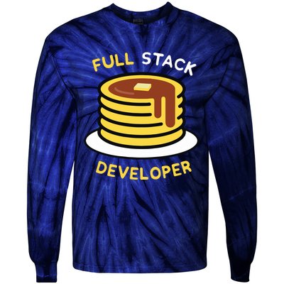 Full Stack Developer Programmer Funny Tie-Dye Long Sleeve Shirt