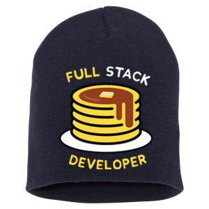 Full Stack Developer Programmer Funny Short Acrylic Beanie