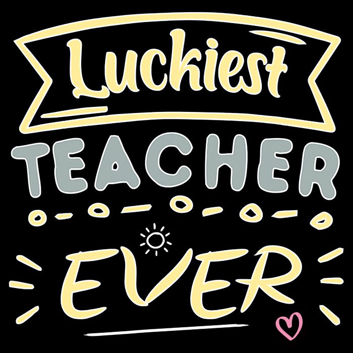 Funny St.Patrick's Day Luckiest Teacher Ever Apparel 16 in Basic Backpack