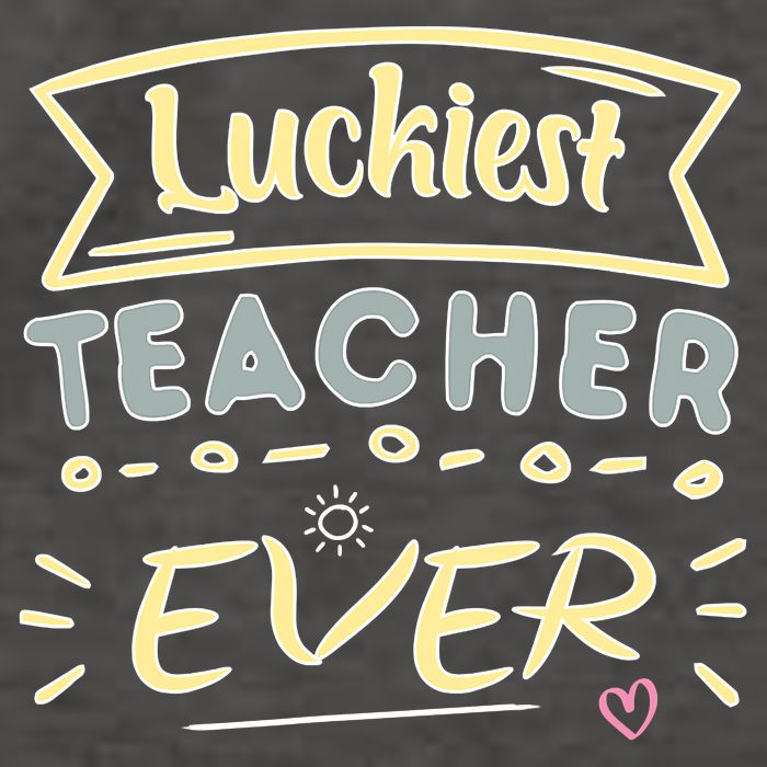 Funny St.Patrick's Day Luckiest Teacher Ever Apparel Vector Backpack