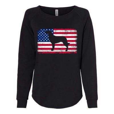 French Spaniel Dog Lover 4th Of July Patriotic American Flag Cute Gift Womens California Wash Sweatshirt