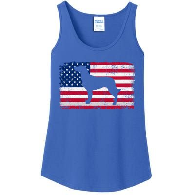 French Spaniel Dog Lover 4th Of July Patriotic American Flag Cute Gift Ladies Essential Tank