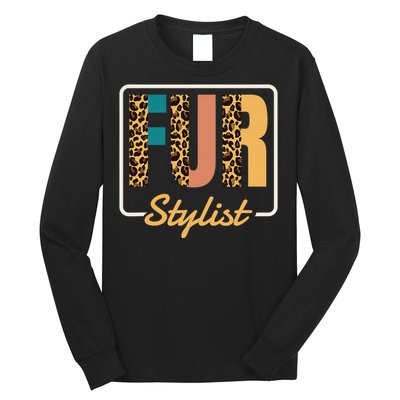 Fur Stylist, Dog Grooming Puppy Groomers Long Sleeve Shirt