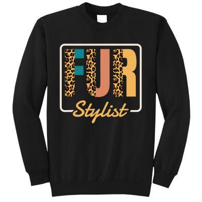 Fur Stylist, Dog Grooming Puppy Groomers Sweatshirt