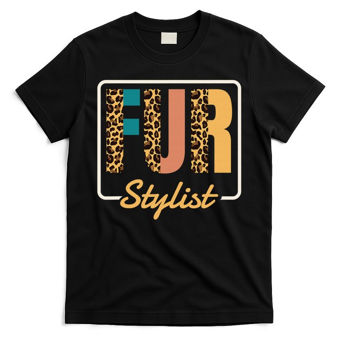 Fur Stylist, Dog Grooming Puppy Groomers T-Shirt