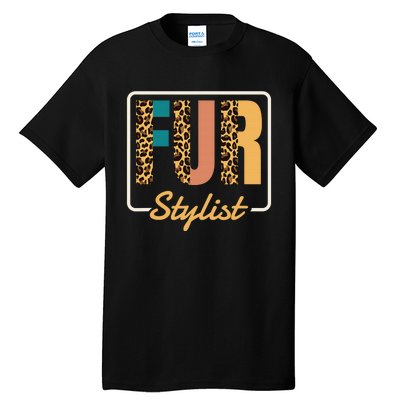 Fur Stylist, Dog Grooming Puppy Groomers Tall T-Shirt