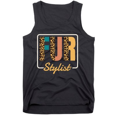 Fur Stylist, Dog Grooming Puppy Groomers Tank Top