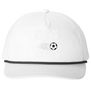 Funny Soccer Design Sport Player Soccer Lover Snapback Five-Panel Rope Hat