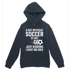 Funny Soccer Design Sport Player Soccer Lover Urban Pullover Hoodie