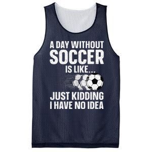 Funny Soccer Design Sport Player Soccer Lover Mesh Reversible Basketball Jersey Tank