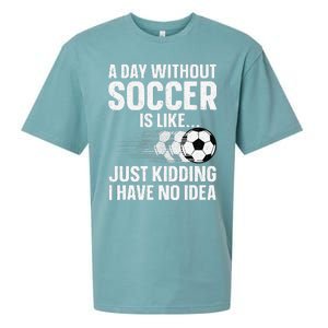 Funny Soccer Design Sport Player Soccer Lover Sueded Cloud Jersey T-Shirt