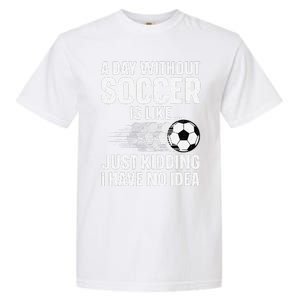 Funny Soccer Design Sport Player Soccer Lover Garment-Dyed Heavyweight T-Shirt