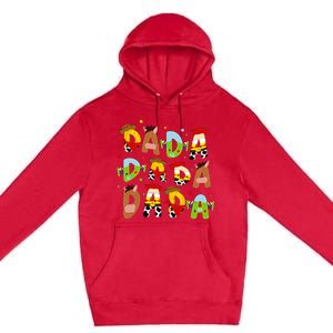 Funny Story Dada Toy Boy Dad Fathers Day Premium Pullover Hoodie