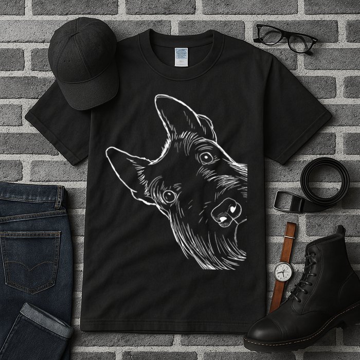 Funny Scottie Dog Scottish Terrier Tall T-Shirt