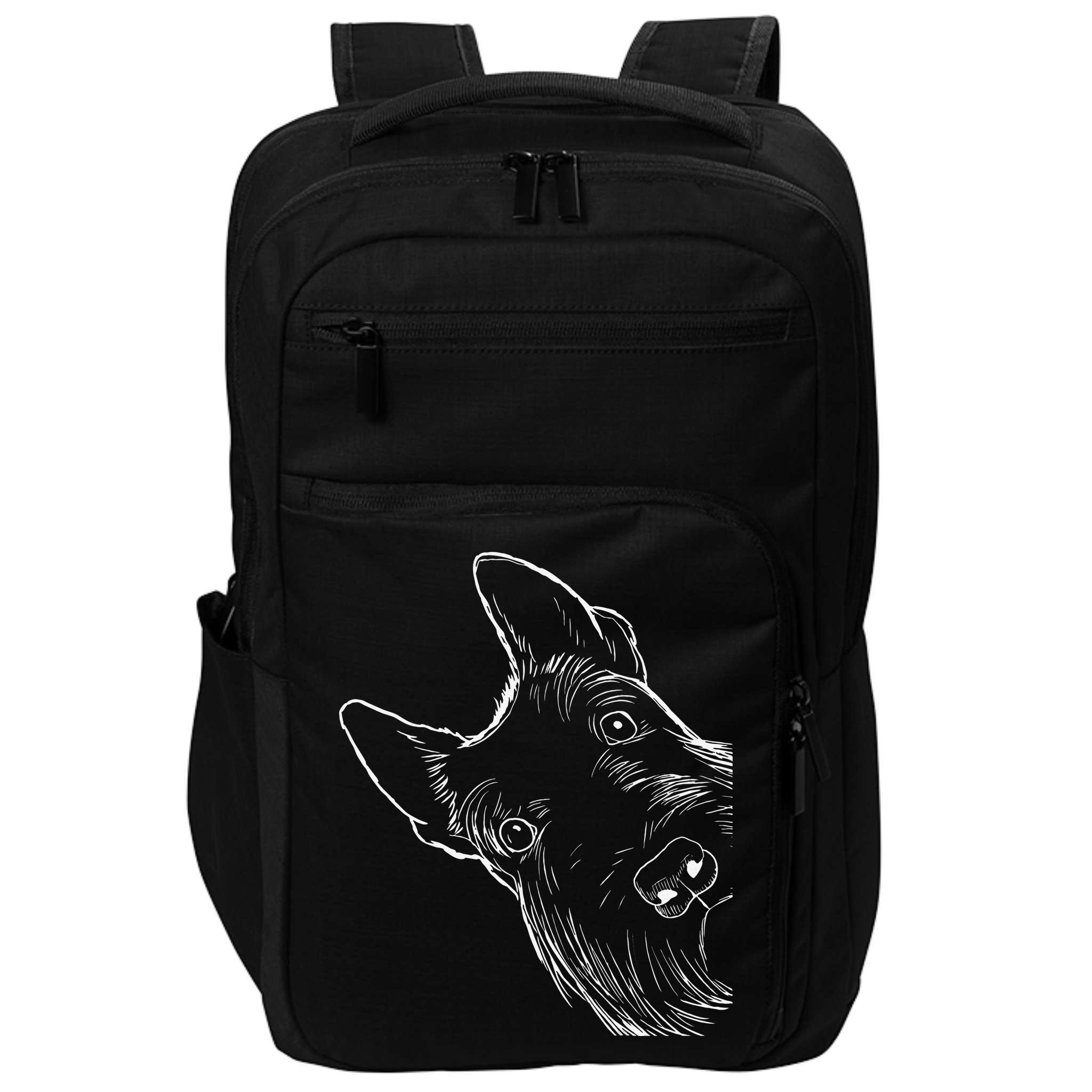 Funny Scottie Dog Scottish Terrier Impact Tech Backpack