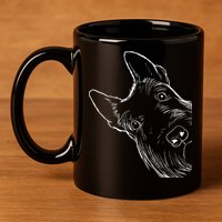 Funny Scottie Dog Scottish Terrier 11oz C Handle Ceramic Mug
