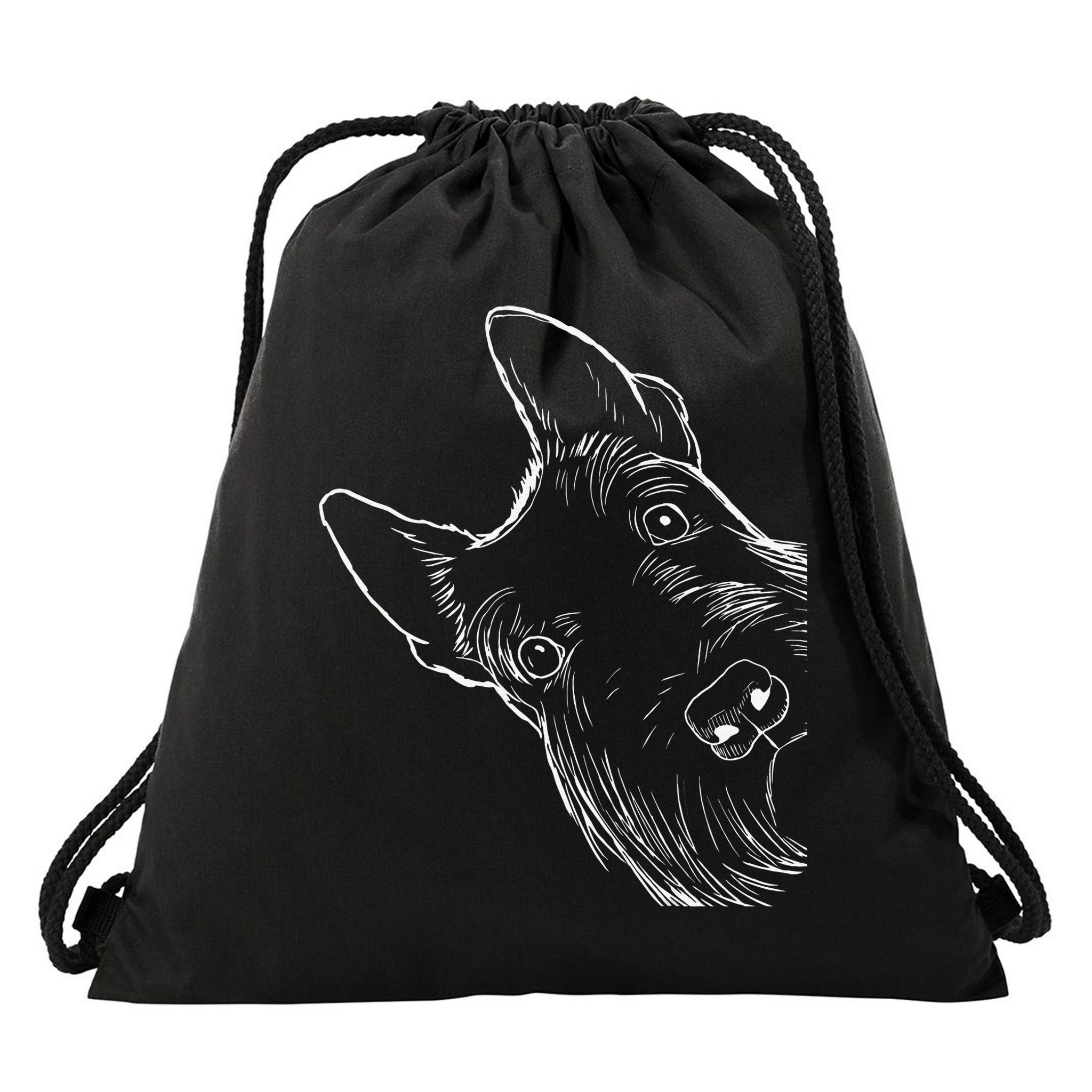 Funny Scottie Dog Scottish Terrier Drawstring Bag
