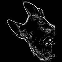 Funny Scottie Dog Scottish Terrier Flat Bill Trucker Hat