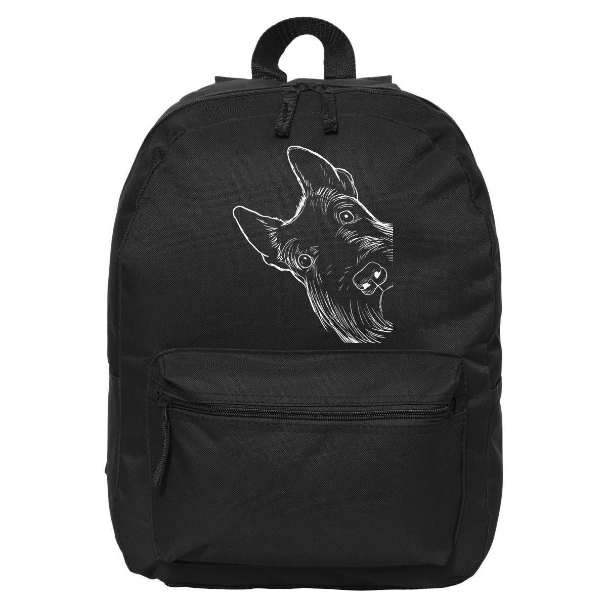 Funny Scottie Dog Scottish Terrier 16 in Basic Backpack