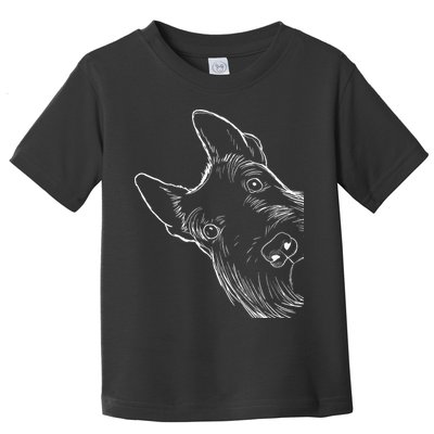 Funny Scottie Dog Scottish Terrier Toddler T-Shirt