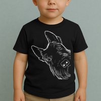 Funny Scottie Dog Scottish Terrier Toddler T-Shirt