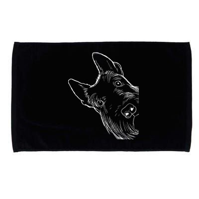 Funny Scottie Dog Scottish Terrier Microfiber Hand Towel