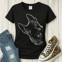 Funny Scottie Dog Scottish Terrier Womens T-Shirt