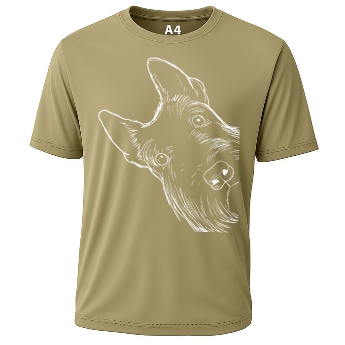 Funny Scottie Dog Scottish Terrier Performance Shirt